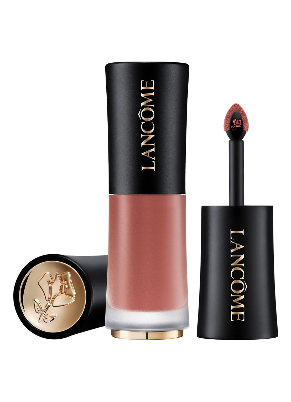 Lancôme L'Absolu Rouge Drama Ink - vloeibare lipstick - voorkant  274 french tea