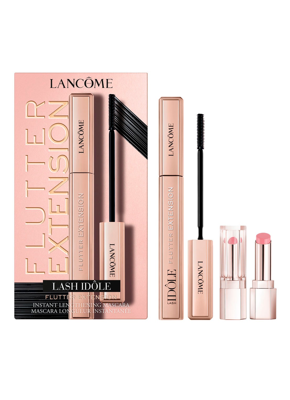 Lancôme Lash Idôle Flutter Extension & Lip Idôle Butterglow - make-up set - voorkant 2 undefined