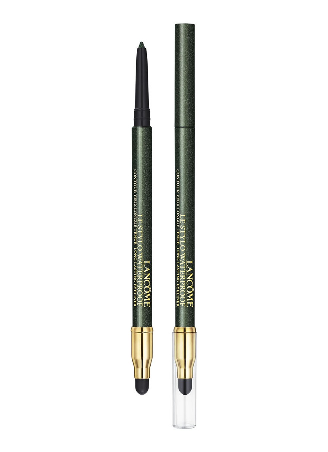 Lancôme Le Stylo Waterproof - oogpotlood  - voorkant 06 green metallic