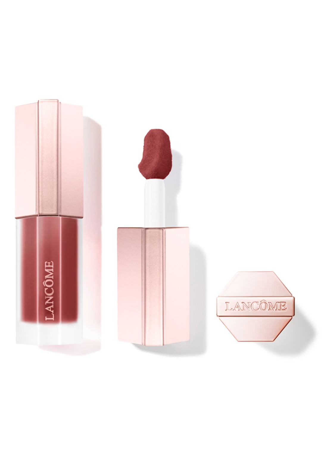 Lancôme Lip Idôle Cuddle Blur - vloeibare lipstick - voorkant 60 million-dollar berry