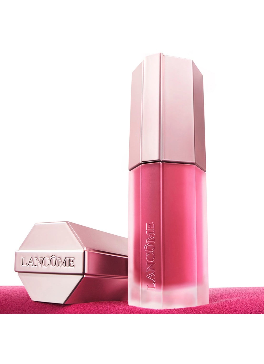 Lancôme Lip Idôle Cuddle Blur - vloeibare lipstick - detail 6 23 cozy berry