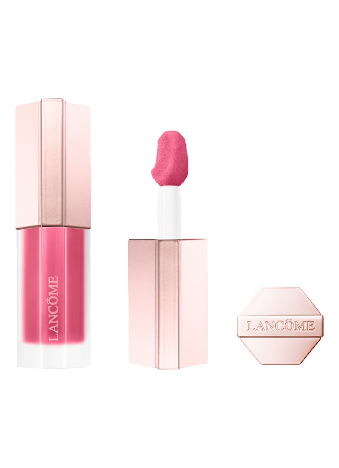 Lancôme Lip Idôle Cuddle Blur - vloeibare lipstick - voorkant 23 cozy berry