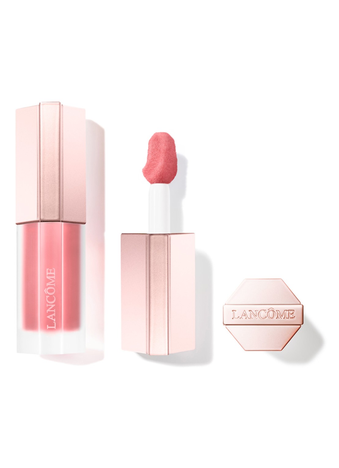 Lancôme Lip Idôle Cuddle Blur - vloeibare lipstick - voorkant 21 blushing blanket