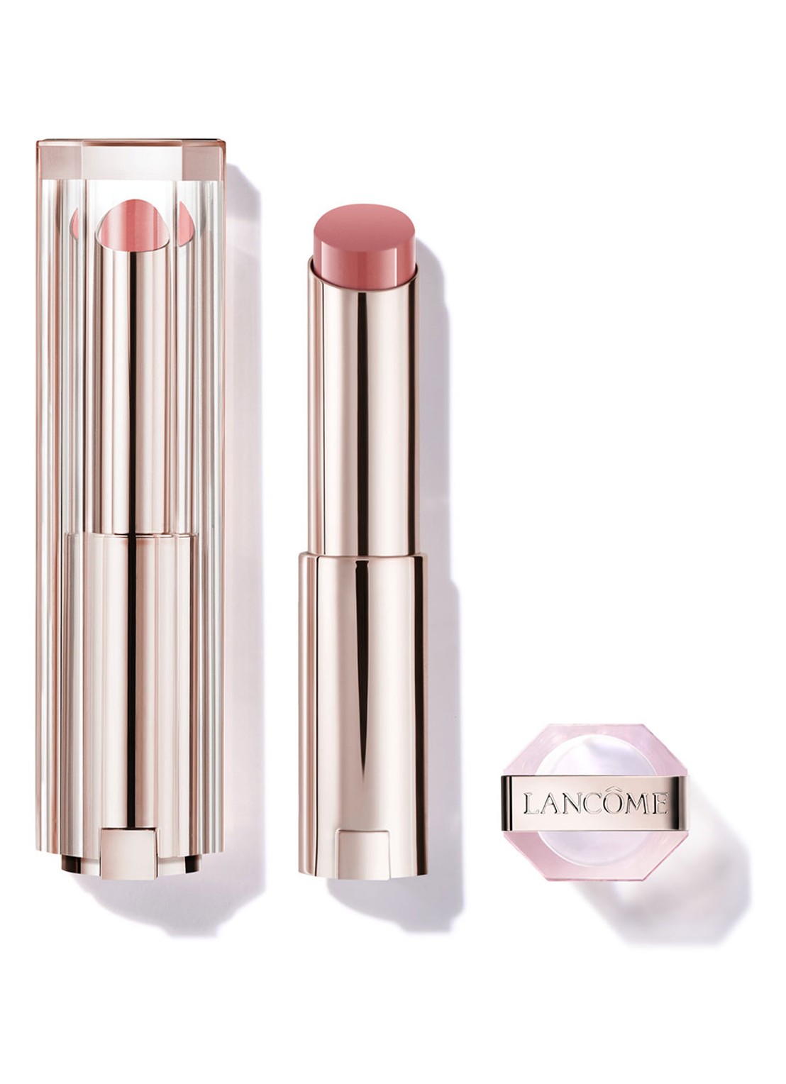 Lancôme Lip Idôle Squalane-12 Butterglow™ - getinte lipbalsem - voorkant 4 28 pink squad