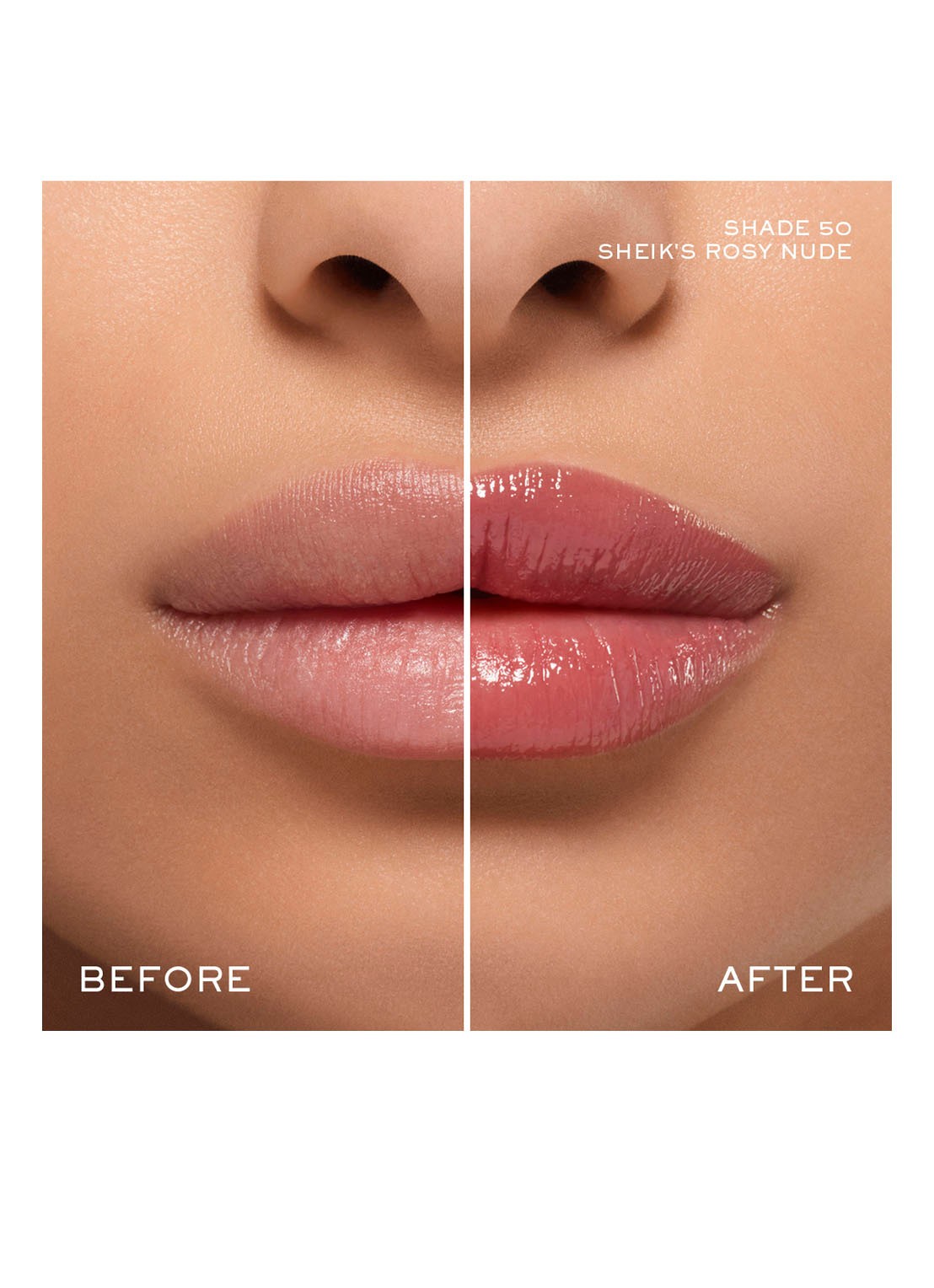Lancôme Lip Idôle Squalane-12 Butterglow™ - getinte lipbalsem - detail 3 50 sheiks rosy nude
