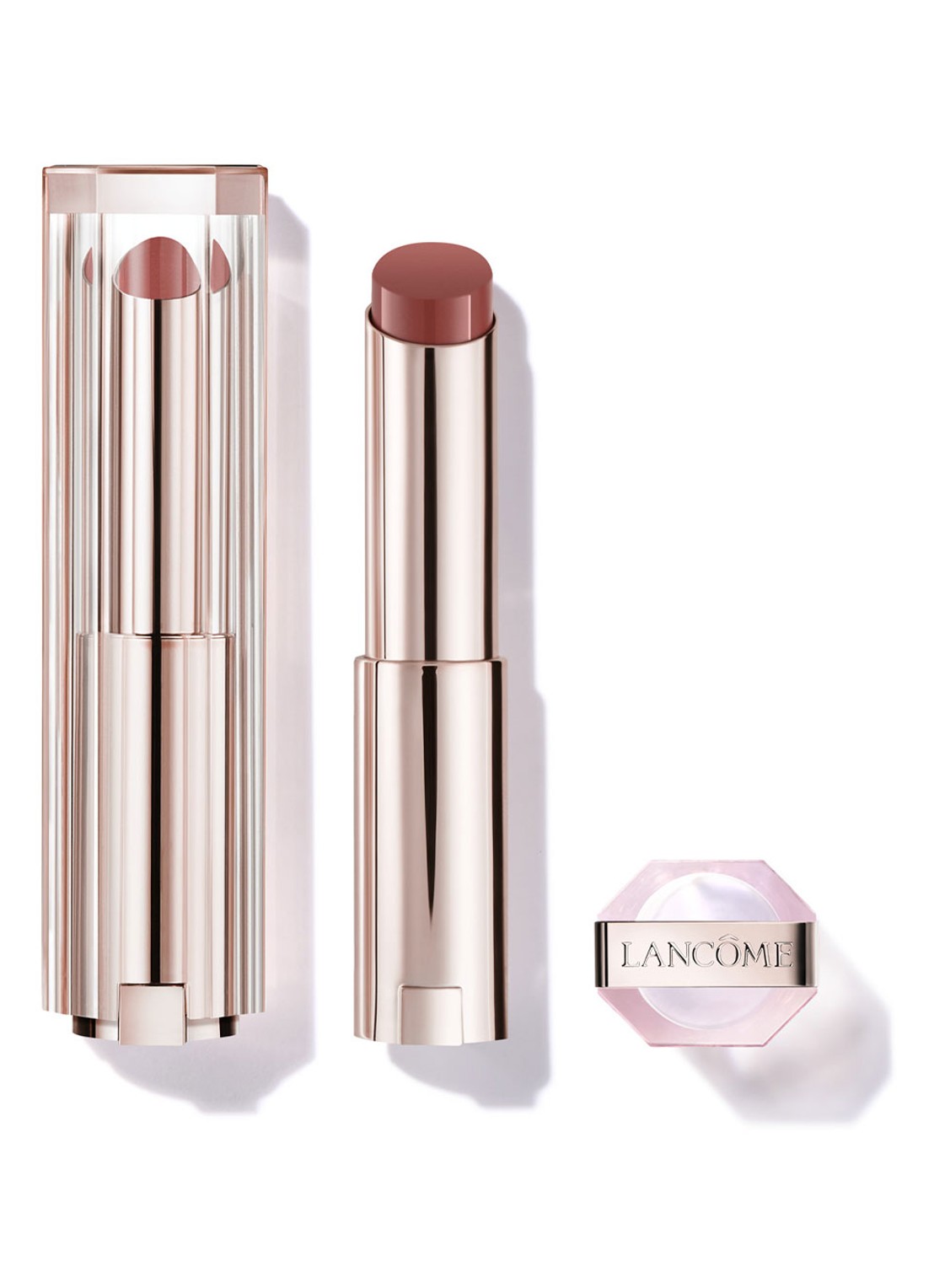 Lancôme Lip Idôle Squalane-12 Butterglow™ - getinte lipbalsem - voorkant 4 53 the tea is hot