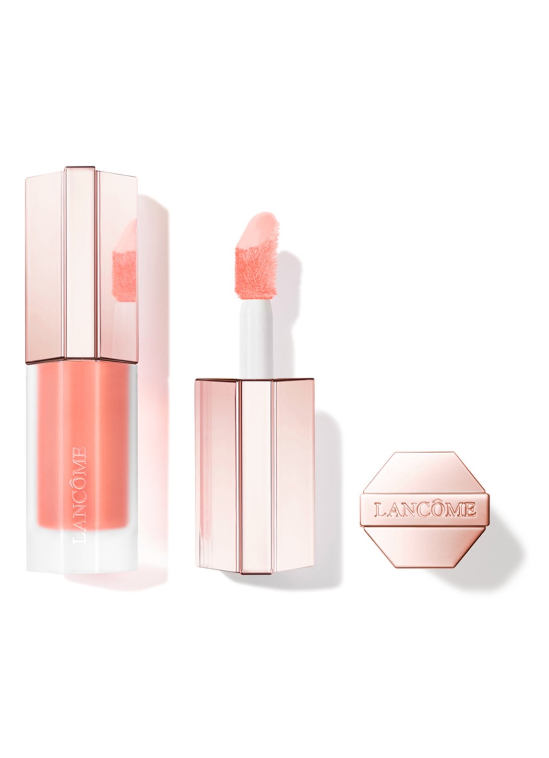 Lancôme Skin Idôle Juicy Blush - vloeibare blush  - voorkant 5 30 over the coral moon