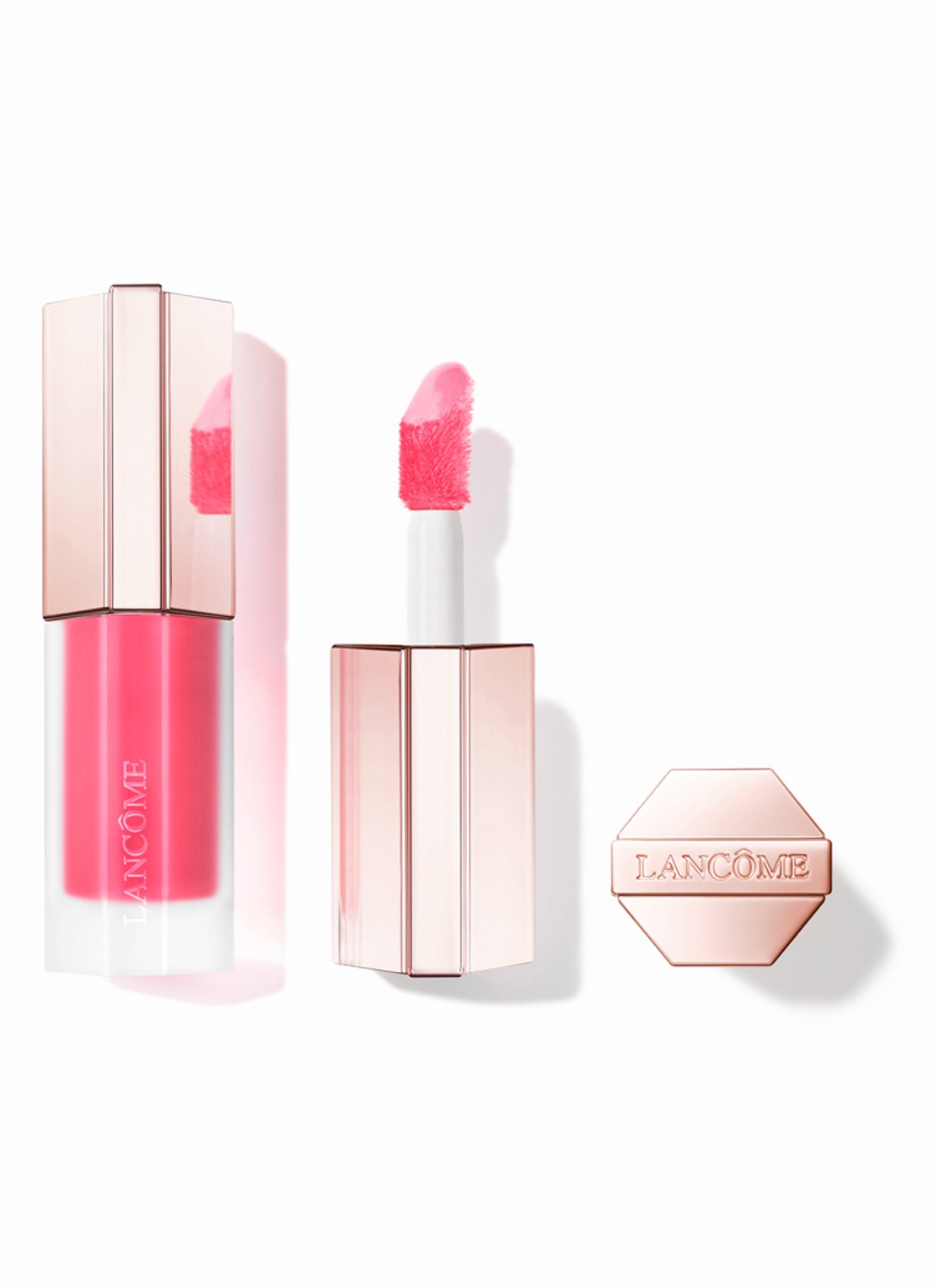 Lancôme Skin Idôle Juicy Blush - vloeibare blush  - voorkant 4 80 the more the cherrier
