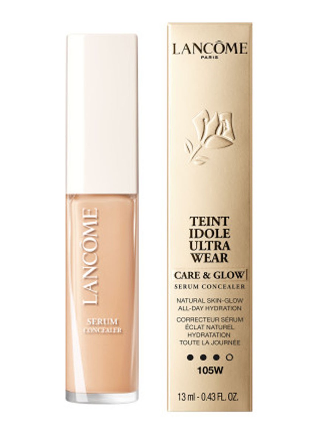 Lancôme Teint Idole Ultra Wear Care & Glow Serum Concealer - voorkant 2 105w
