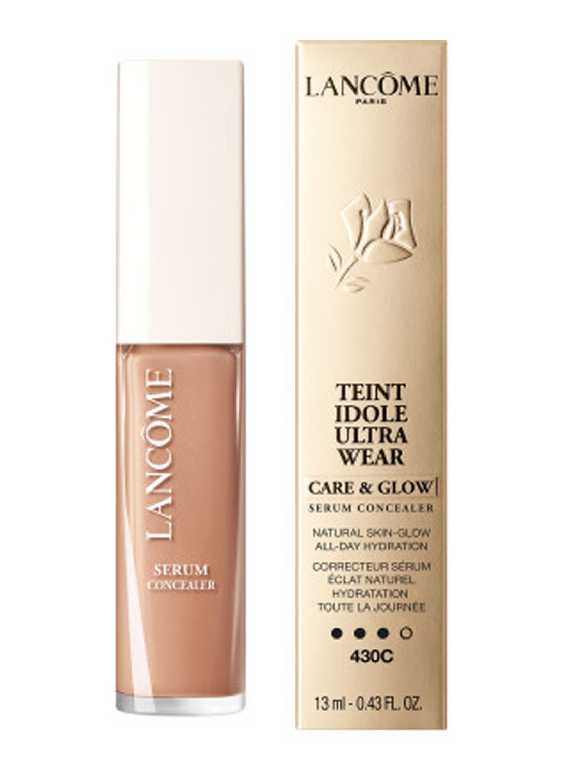 Lancôme Teint Idole Ultra Wear Care & Glow Serum Concealer - voorkant 7 430c
