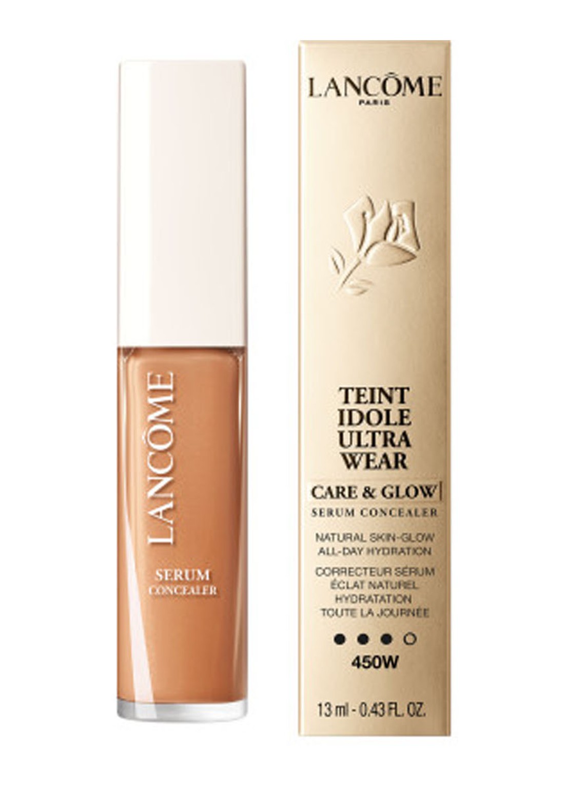 Lancôme Teint Idole Ultra Wear Care & Glow Serum Concealer - voorkant 7 450w