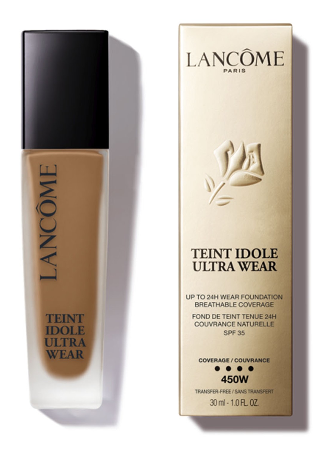Lancôme Teint Idole Ultra Wear Foundation - voorkant 6 450w