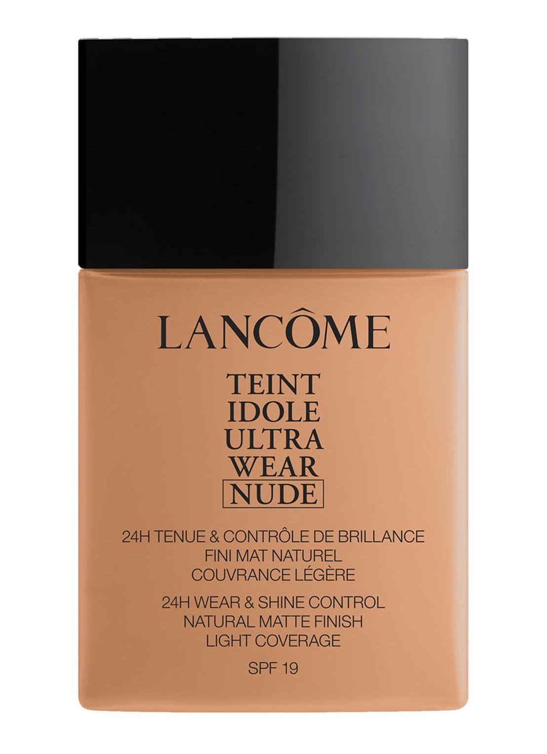 Lancôme Teint Idôle Ultra Wear Nude SPF19 - foundation - voorkant 3 035 beige doré