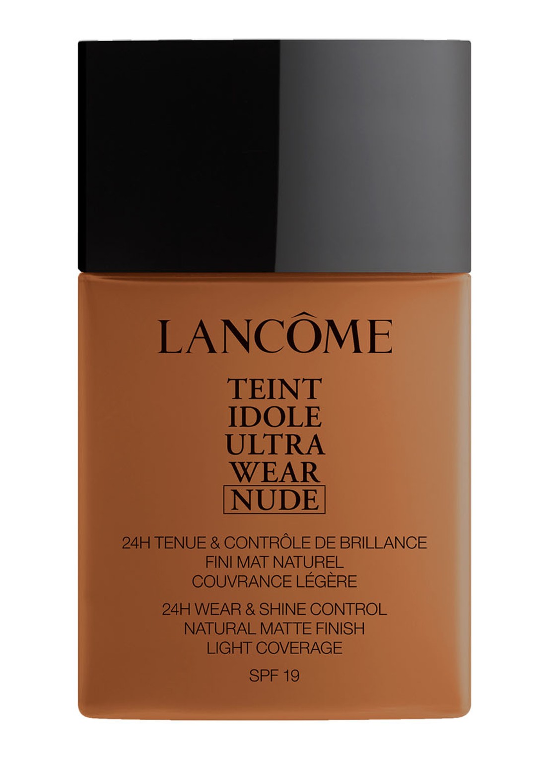 Lancôme Teint Idôle Ultra Wear Nude SPF19 - foundation - voorkant 3 12 ambre