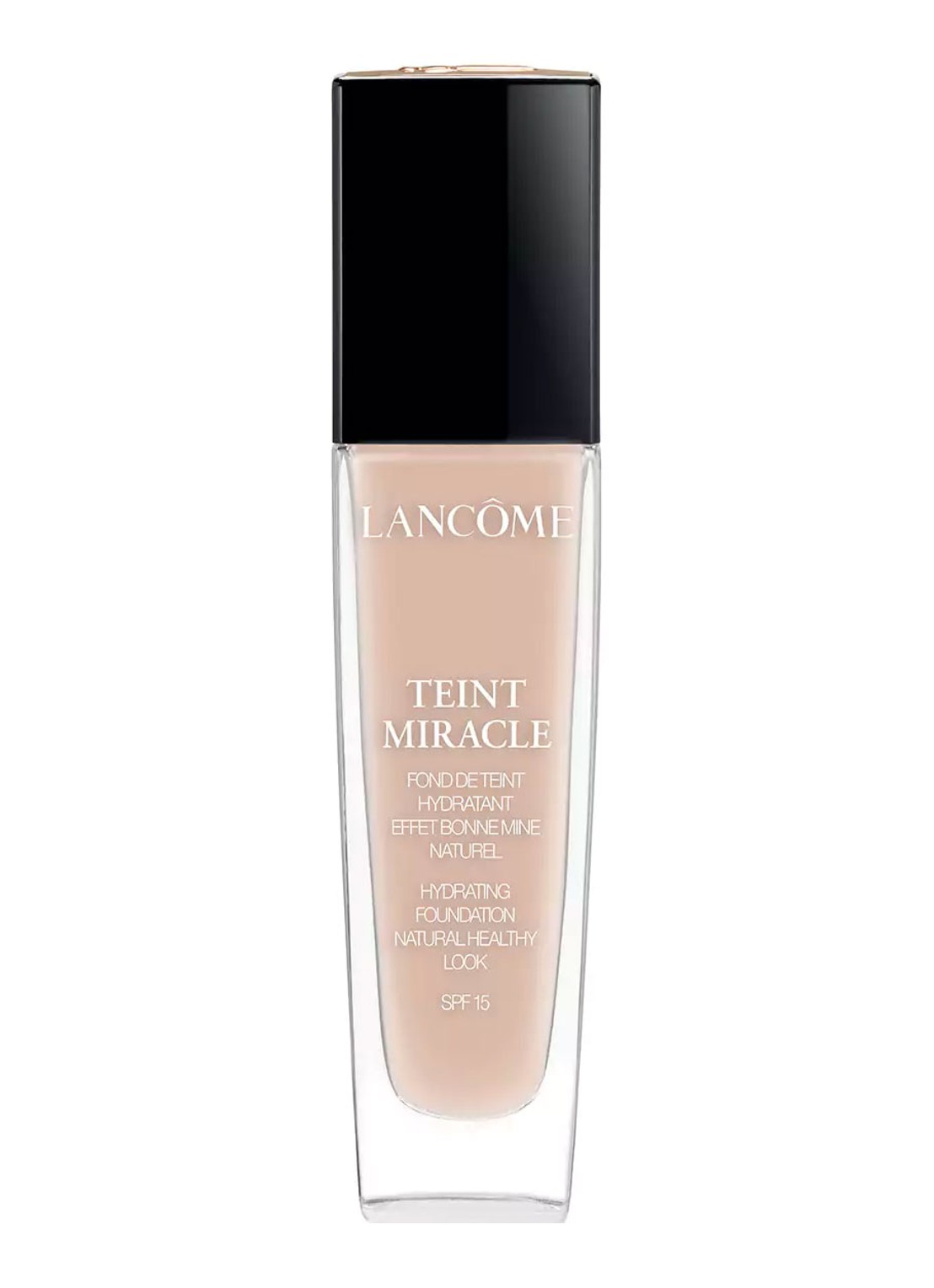 Lancôme Teint Miracle SPF 15 / PA+++ Foundation - voorkant 02 lys rosé