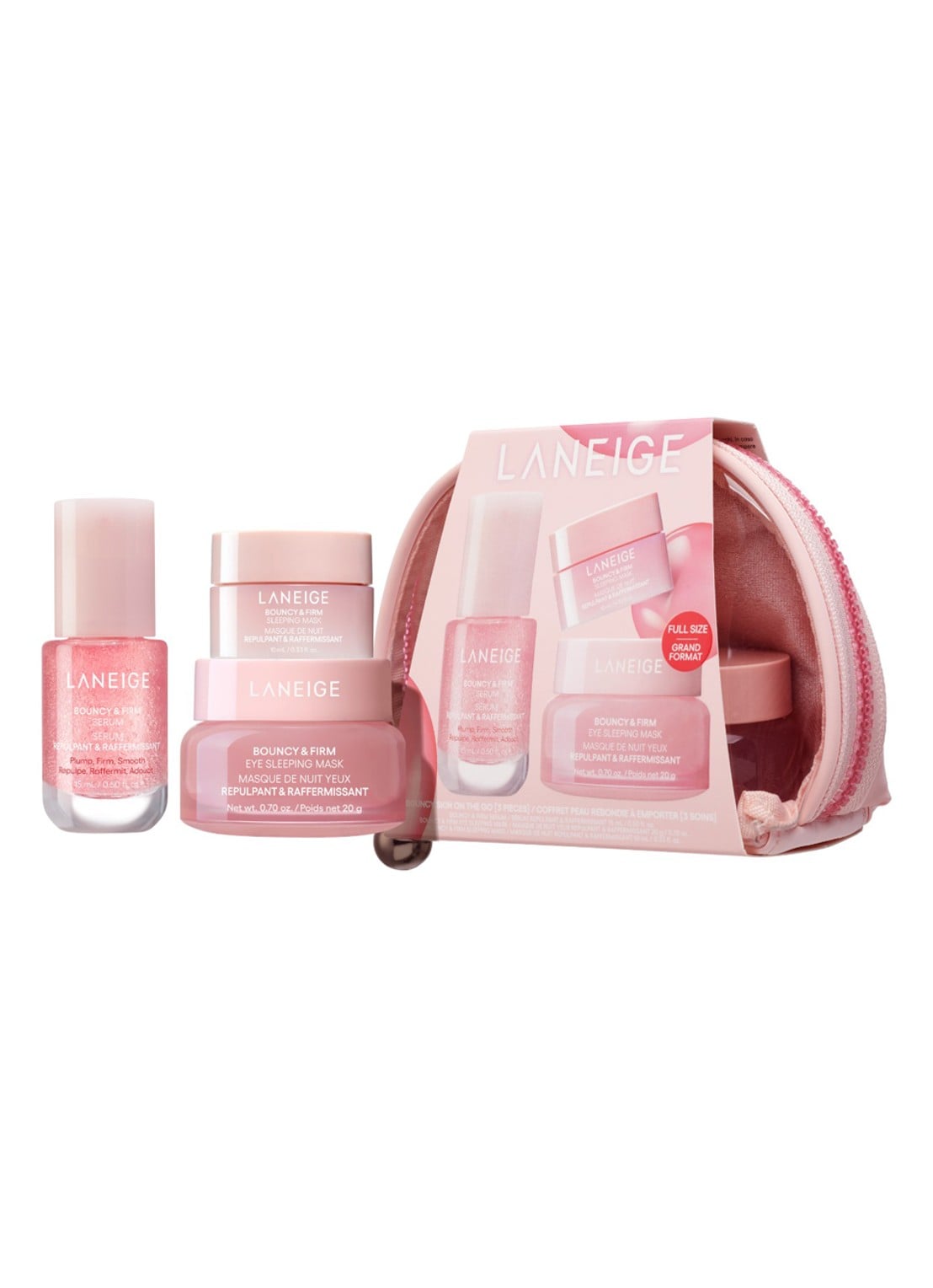 Laneige Bouncy Skin On The Go Set - travel size verzorgingsset - voorkant 6 undefined