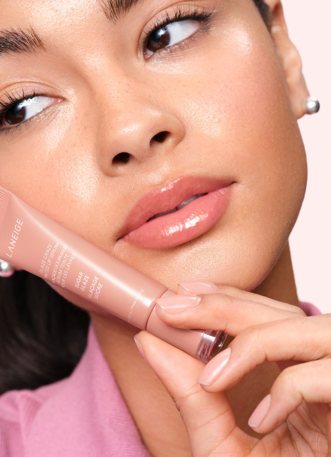 Laneige Glaze Craze Tinted Lip Serum - lipbalsem - detail 3 sugar glaze