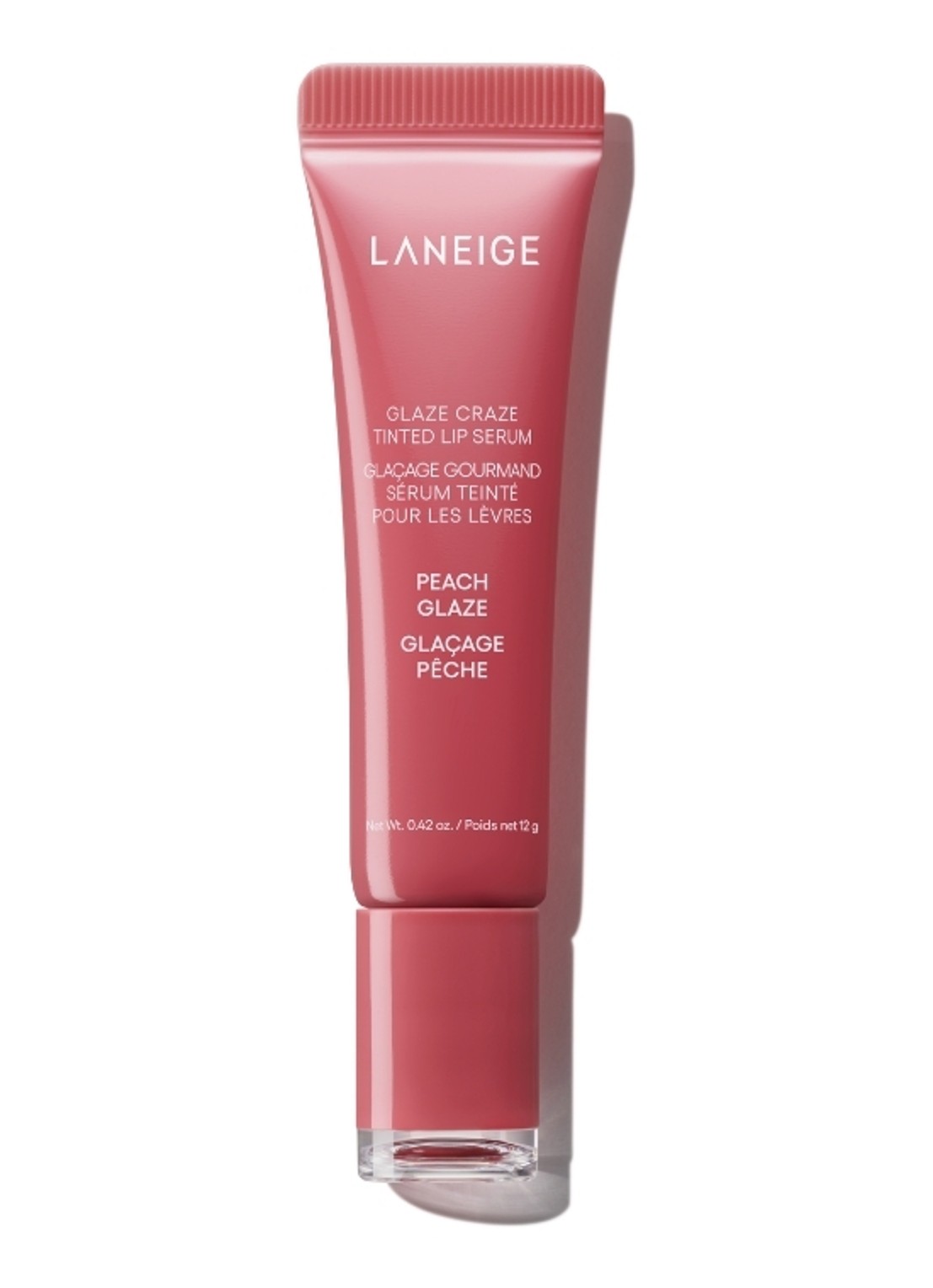 Laneige Glaze Craze Tinted Lip Serum - lipbalsem - voorkant peach glaze