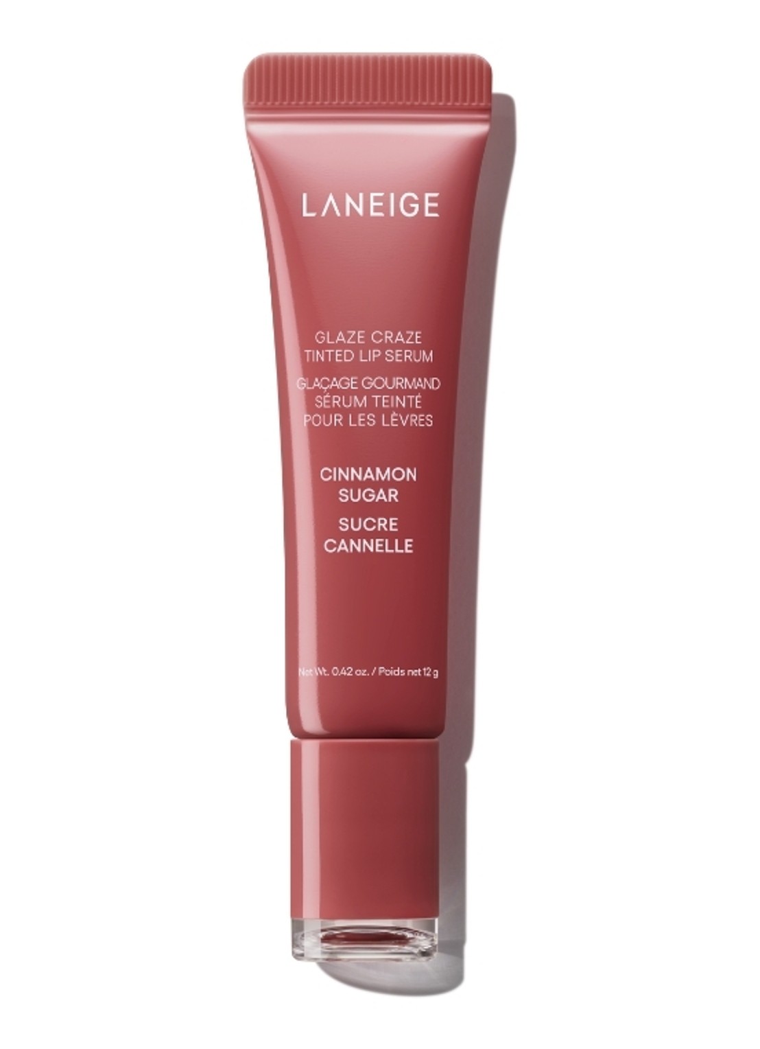 Laneige Glaze Craze Tinted Lip Serum - lipbalsem - voorkant cinnamon sugar