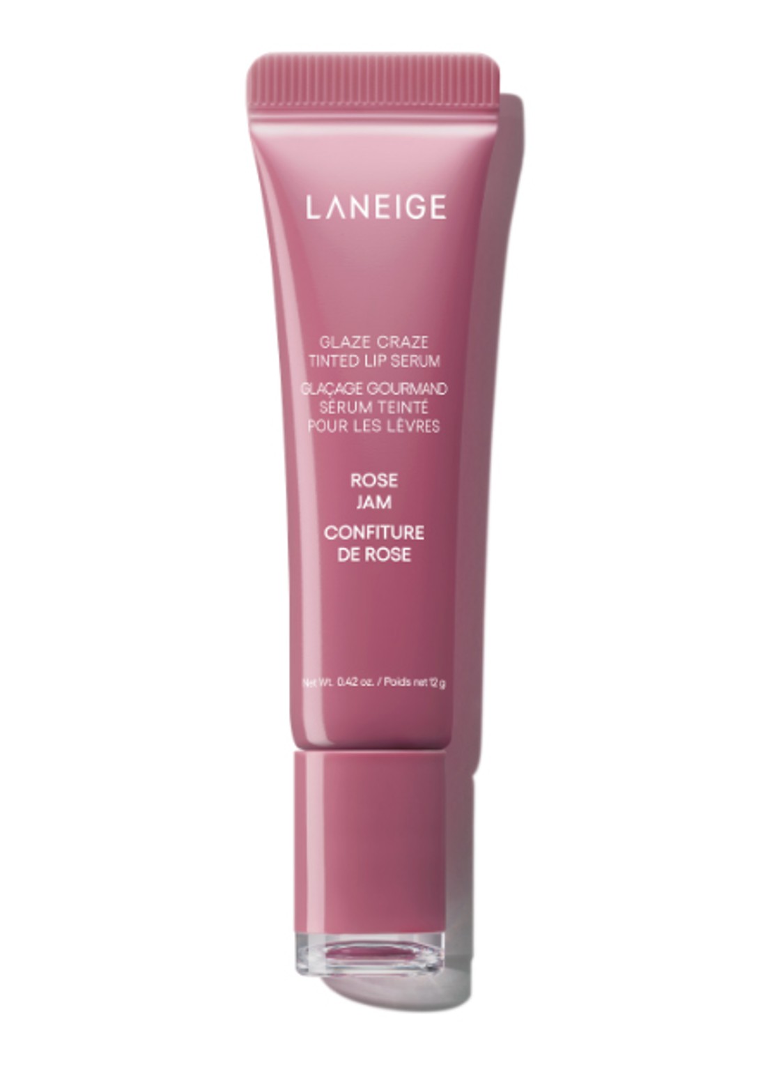 Laneige Glaze Craze Tinted Lip Serum - lipbalsem - voorkant 7 rose jam