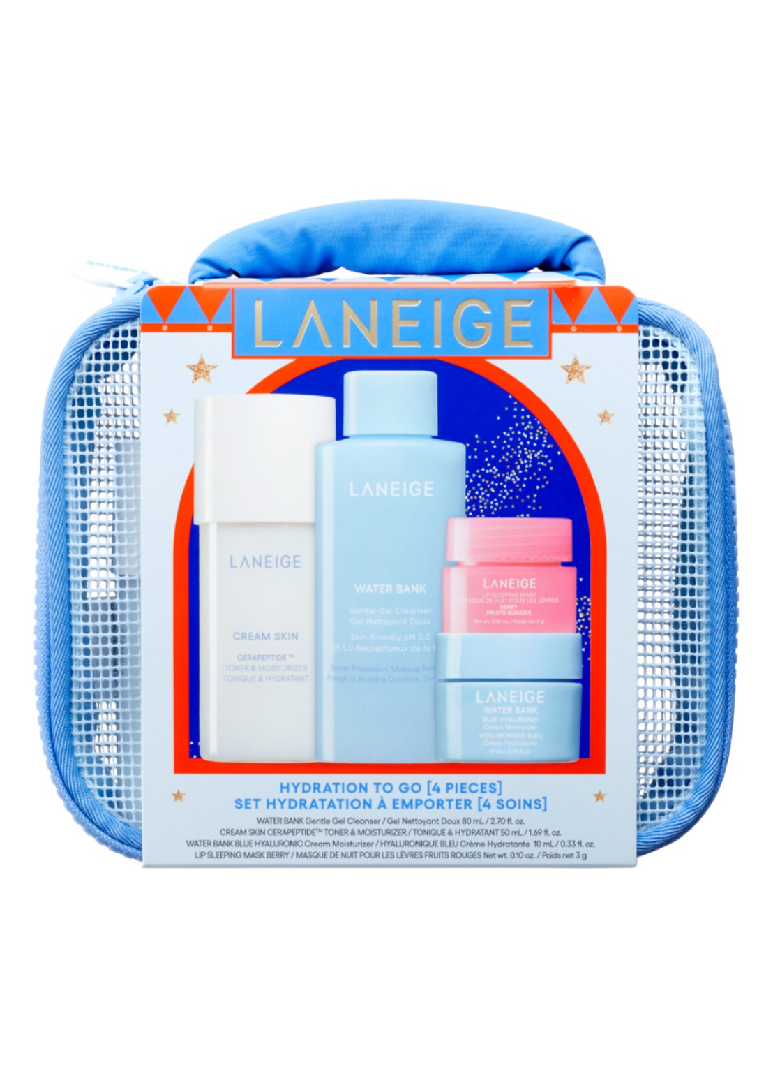 Laneige Hydration To Go - verzorgingsset - voorkant undefined