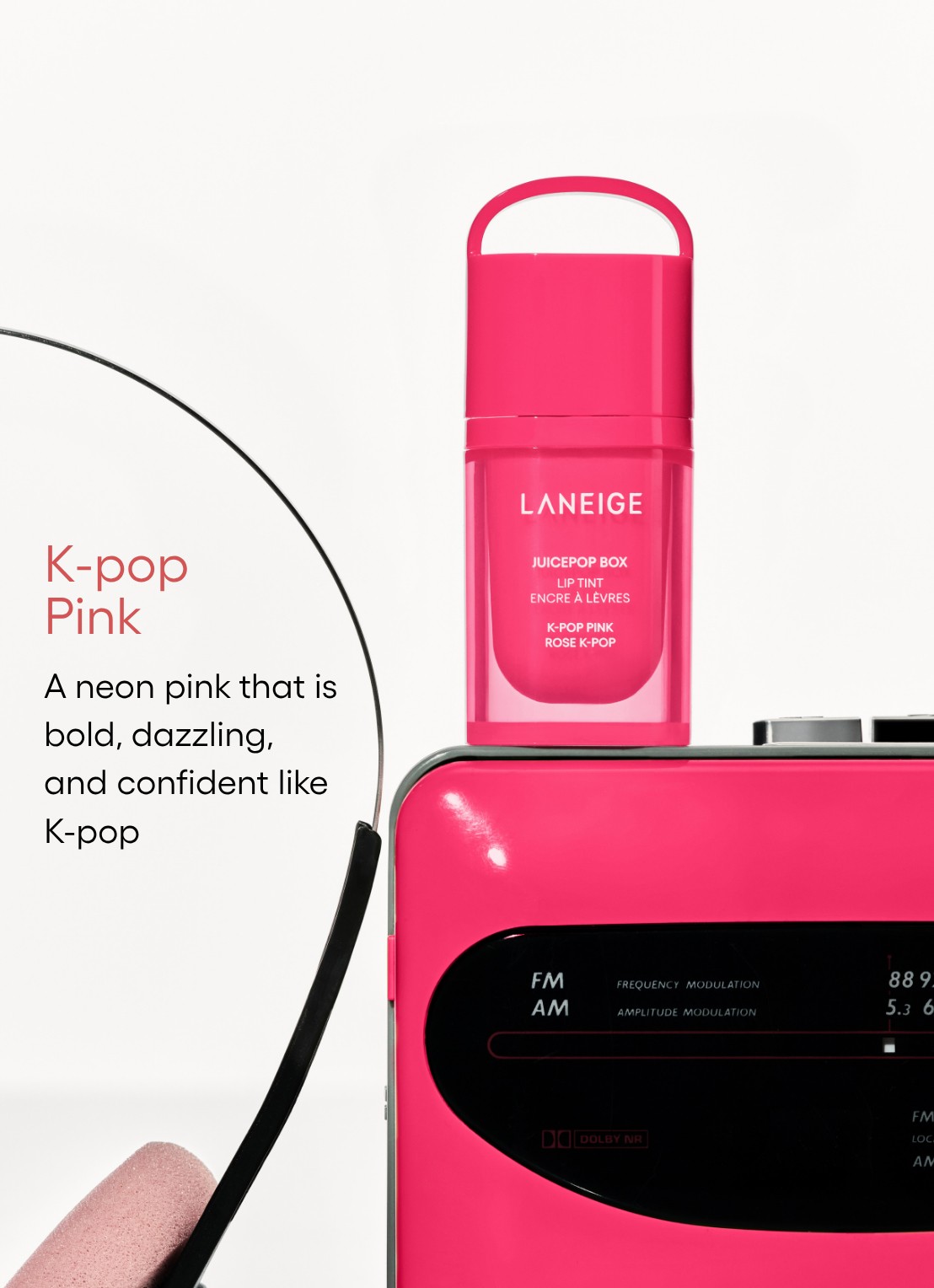 Laneige Juicepop Box Lip Tint - vloeibare lipstick - detail 5 k-pop pink