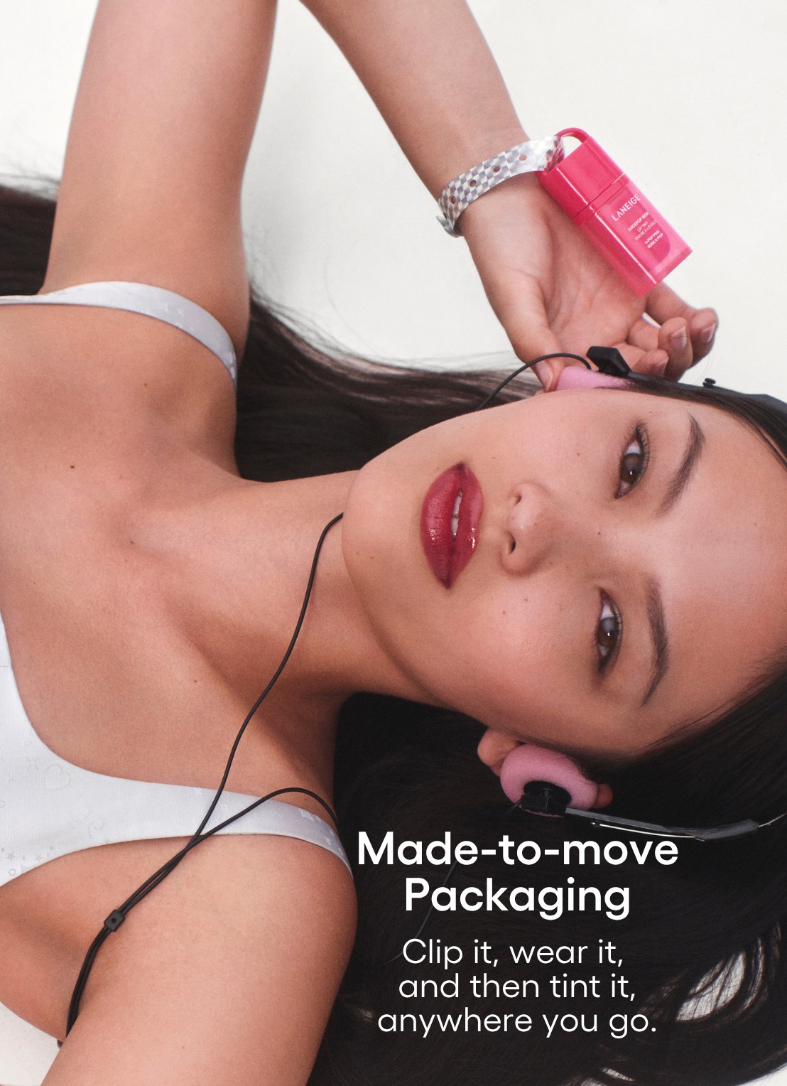 Laneige Juicepop Box Lip Tint - vloeibare lipstick - detail 7 k-pop pink