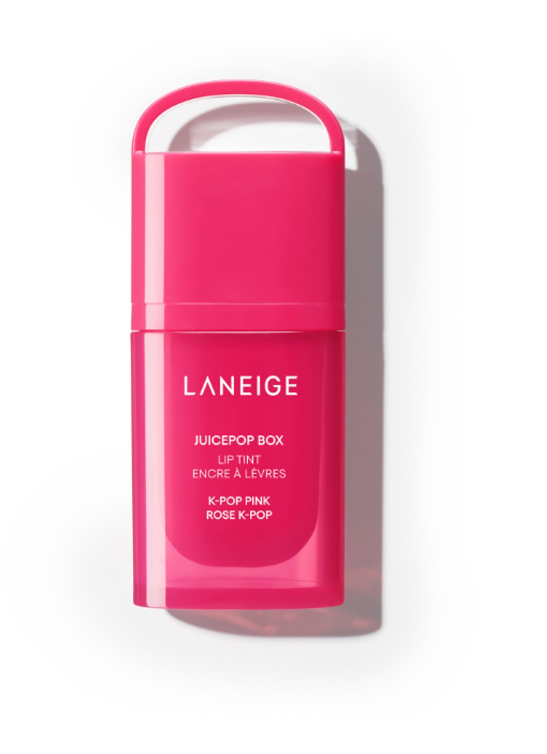 Laneige Juicepop Box Lip Tint - vloeibare lipstick - voorkant 2 k-pop pink