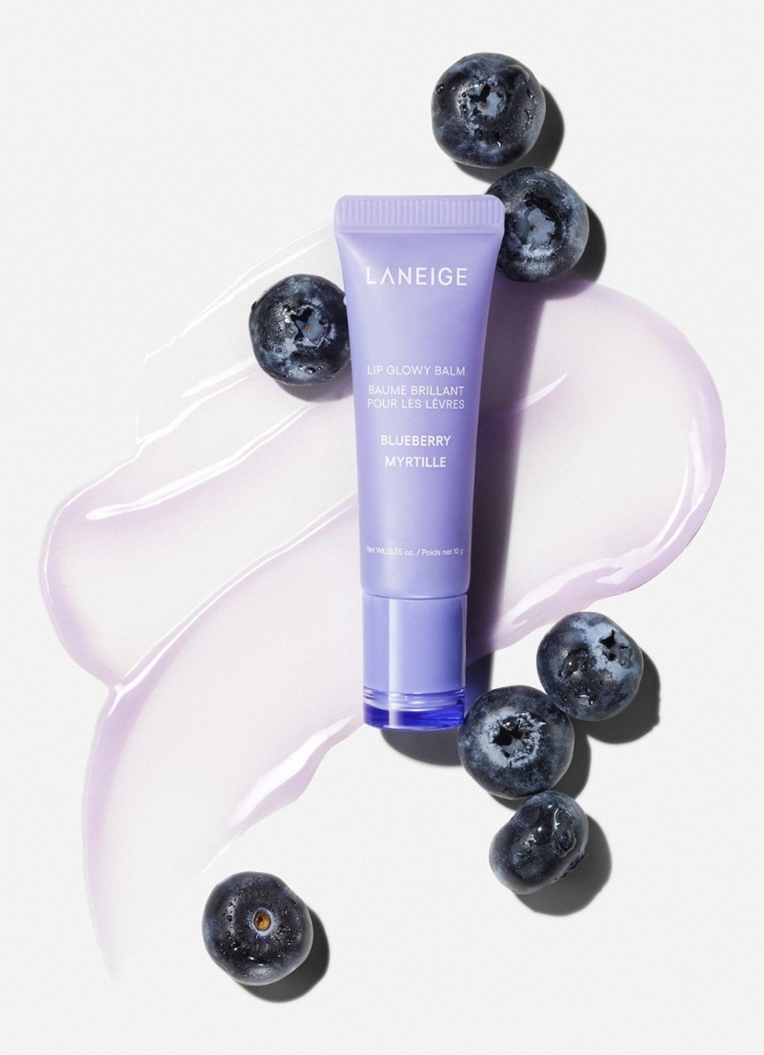 Laneige Lip Glowy Balm - lipbalsem - detail 5 blueberry