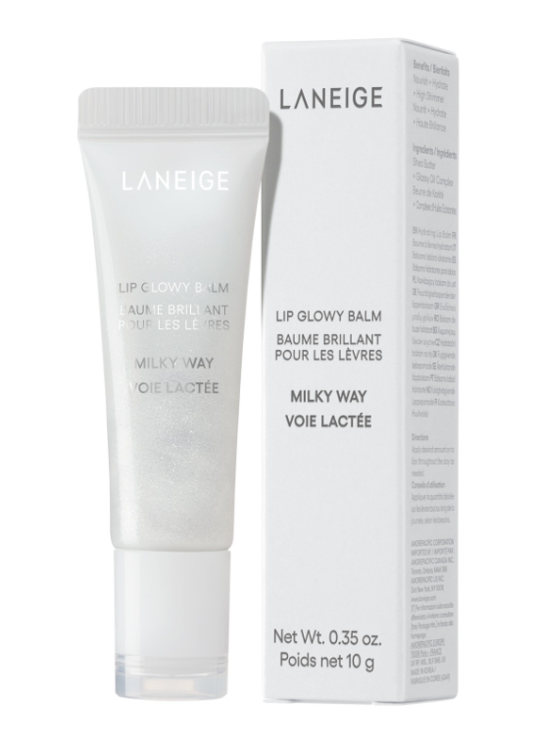 Laneige Lip Glowy Balm Milkyway - Limited Edition lipbalsem - voorkant 7 milkyway
