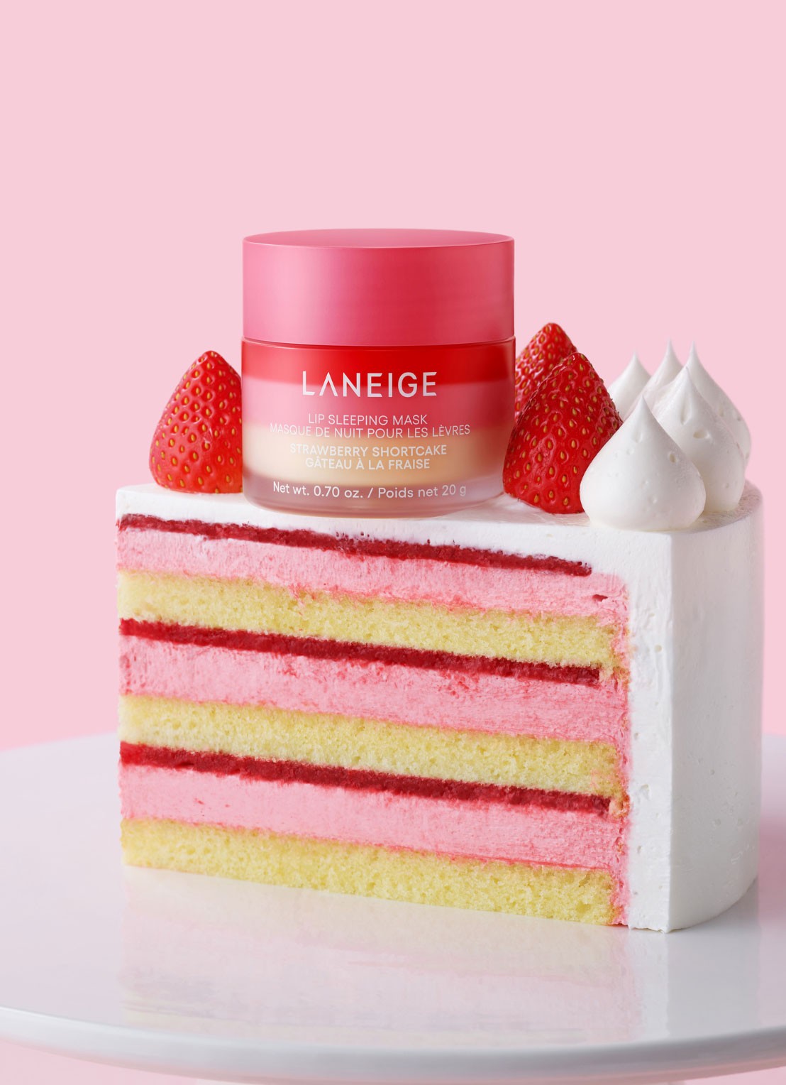 Laneige Lip Sleeping Mask Strawberry Shortcake - lipmasker - detail 3 undefined