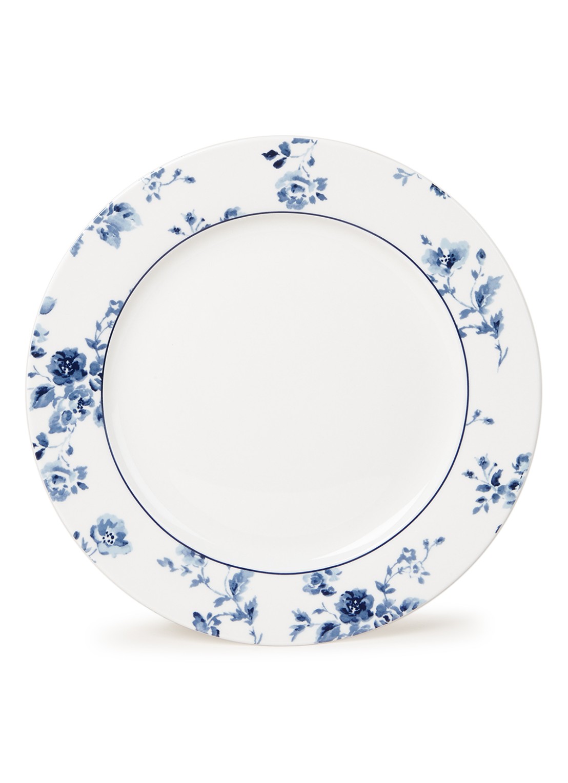 Laura Ashley Rose onderbord 30 cm - voorkant wit