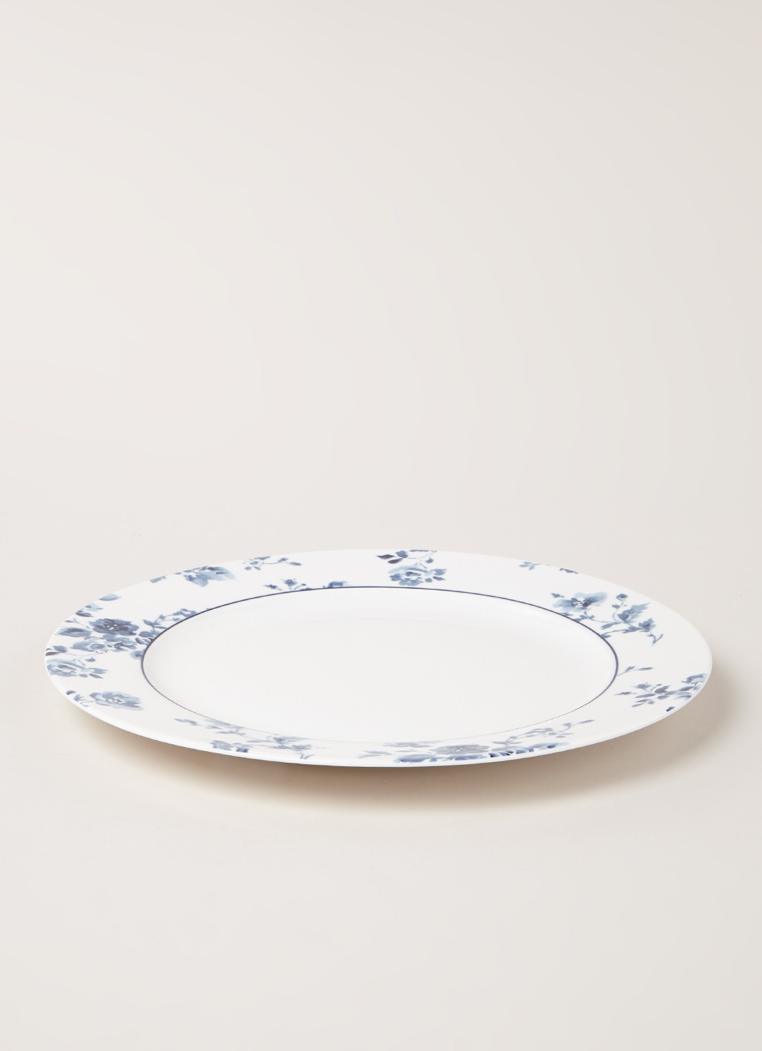 Laura Ashley Rose onderbord 30 cm - voorkant 2 wit