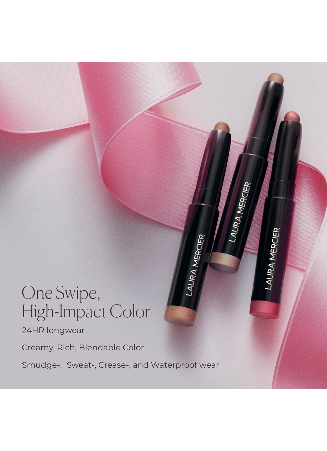 Laura Mercier A Taste of Caviar Mini Caviar Stick Trio - make-up set - detail 3 roze