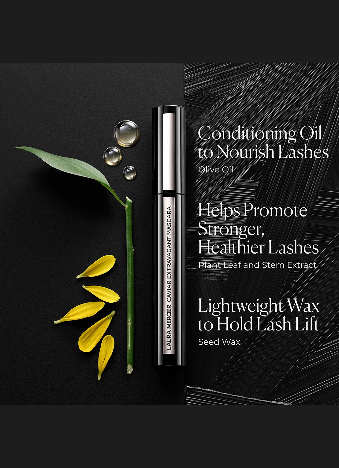 Laura Mercier Caviar Extravagant Mascara  - detail 4 black