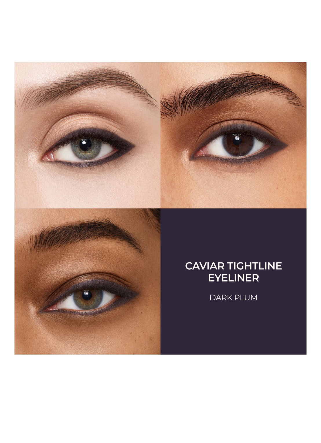 Laura Mercier Caviar Eyeliner - oogpotlood - detail 2 dark plum