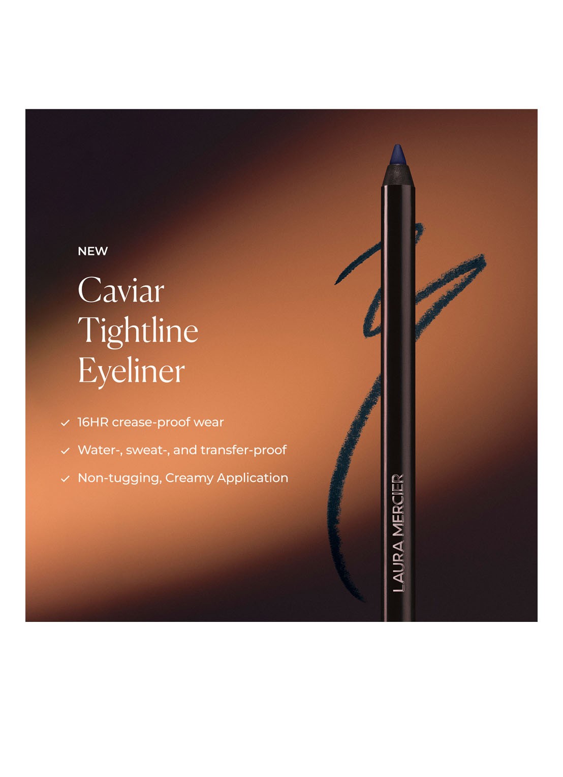 Laura Mercier Caviar Eyeliner - oogpotlood - detail 7 tuxedo