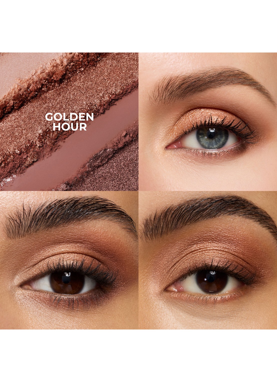 Laura Mercier Caviar Eyeshadow Quad - oogschaduwpalet - detail 2 golden hour