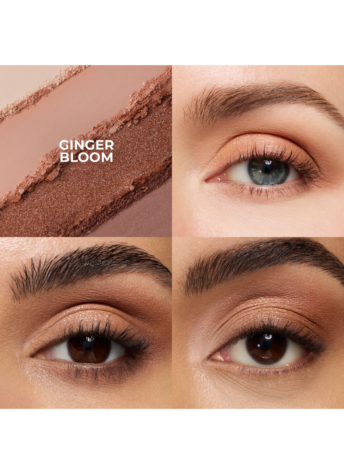 Laura Mercier Caviar Eyeshadow Quad - oogschaduwpalet - detail 4 ginger bloom