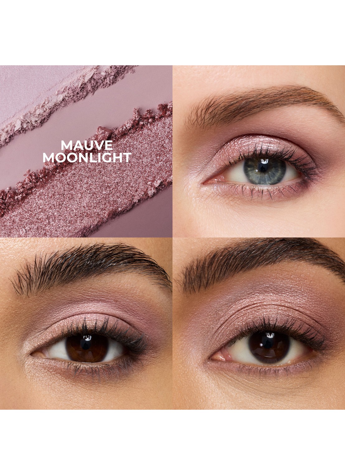 Laura Mercier Caviar Eyeshadow Quad - oogschaduwpalet - detail 4 mauve moonlight