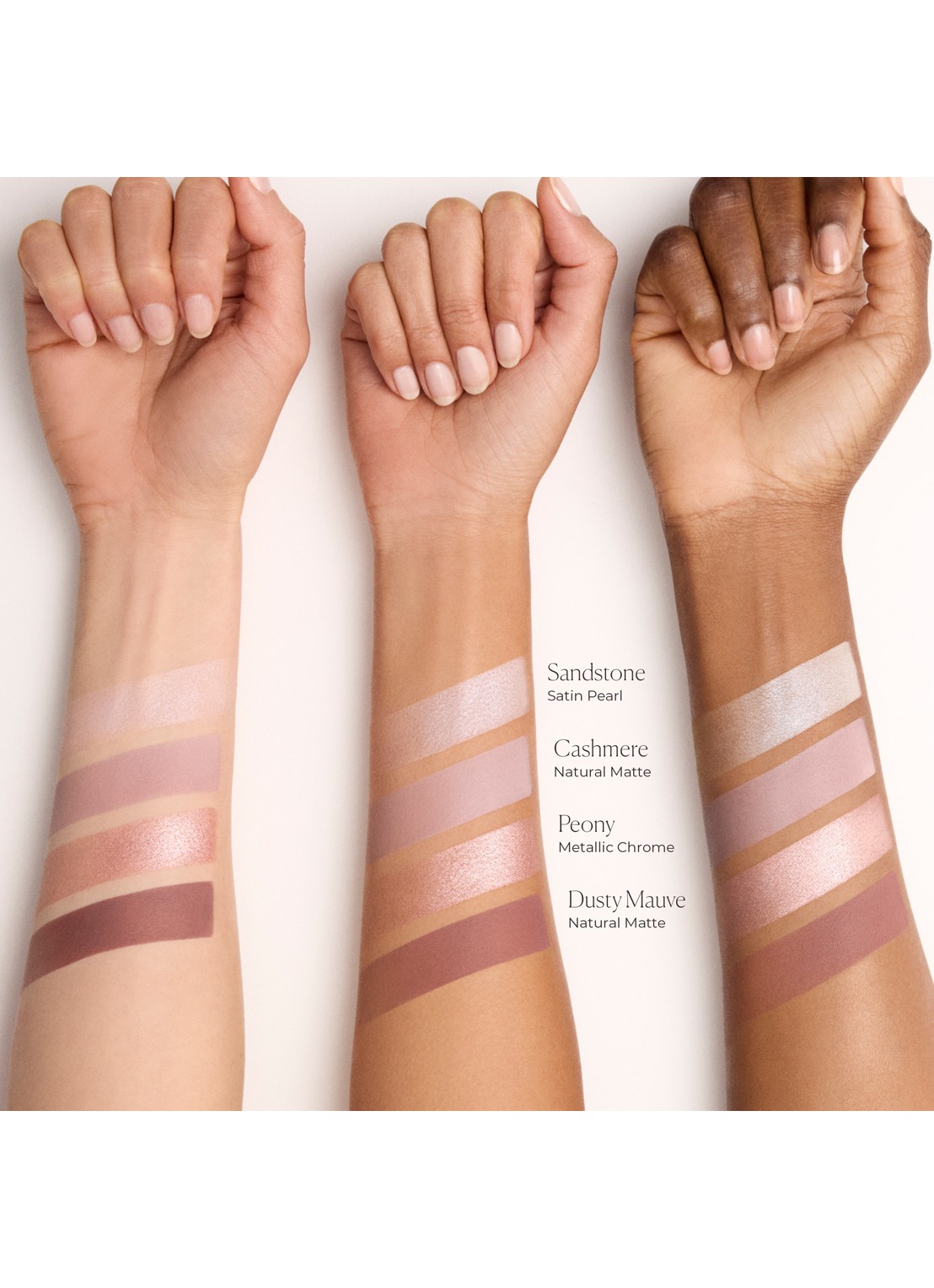 Laura Mercier Caviar Eyeshadow Quad - oogschaduwpalet - detail 5 mauve moonlight