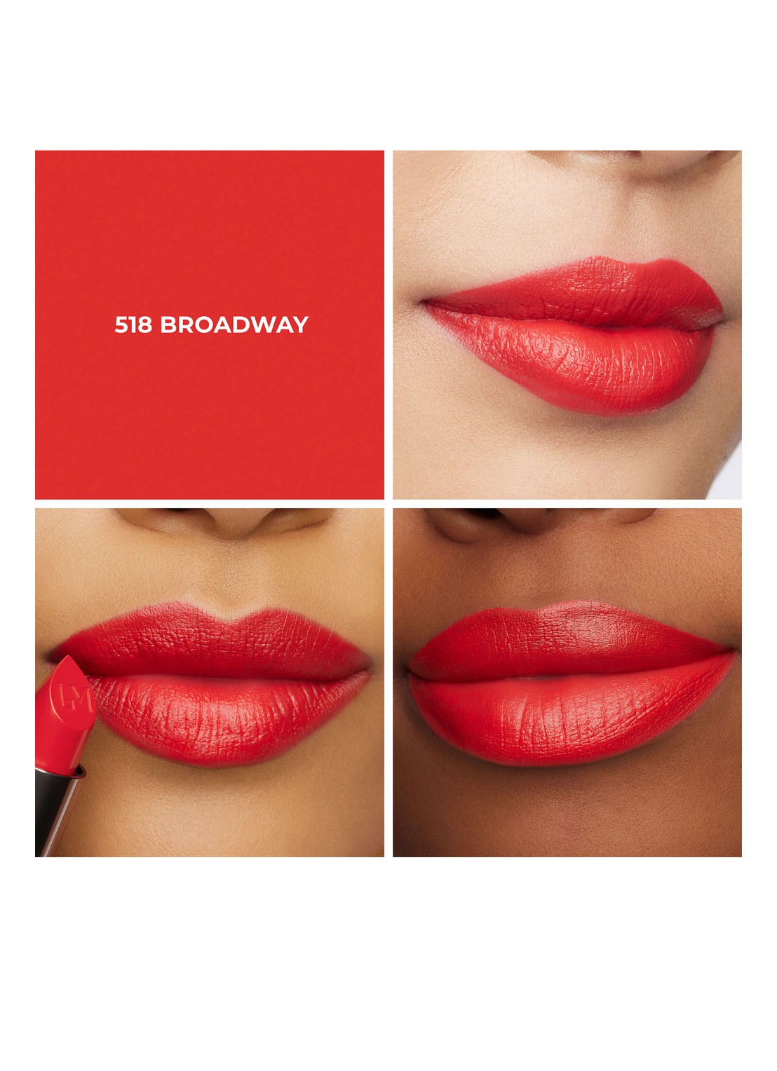 Laura Mercier Caviar Hydra-Crème Lipstick - navulbare lipstick - achterkant 8 518 broadway