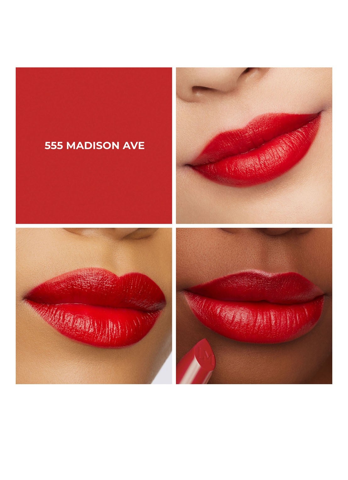 Laura Mercier Caviar Hydra-Crème Lipstick - navulbare lipstick - achterkant 555 madison ave