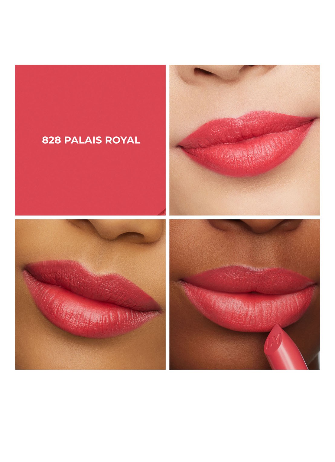 Laura Mercier Caviar Hydra-Crème Lipstick - navulbare lipstick - achterkant 828 palais royal