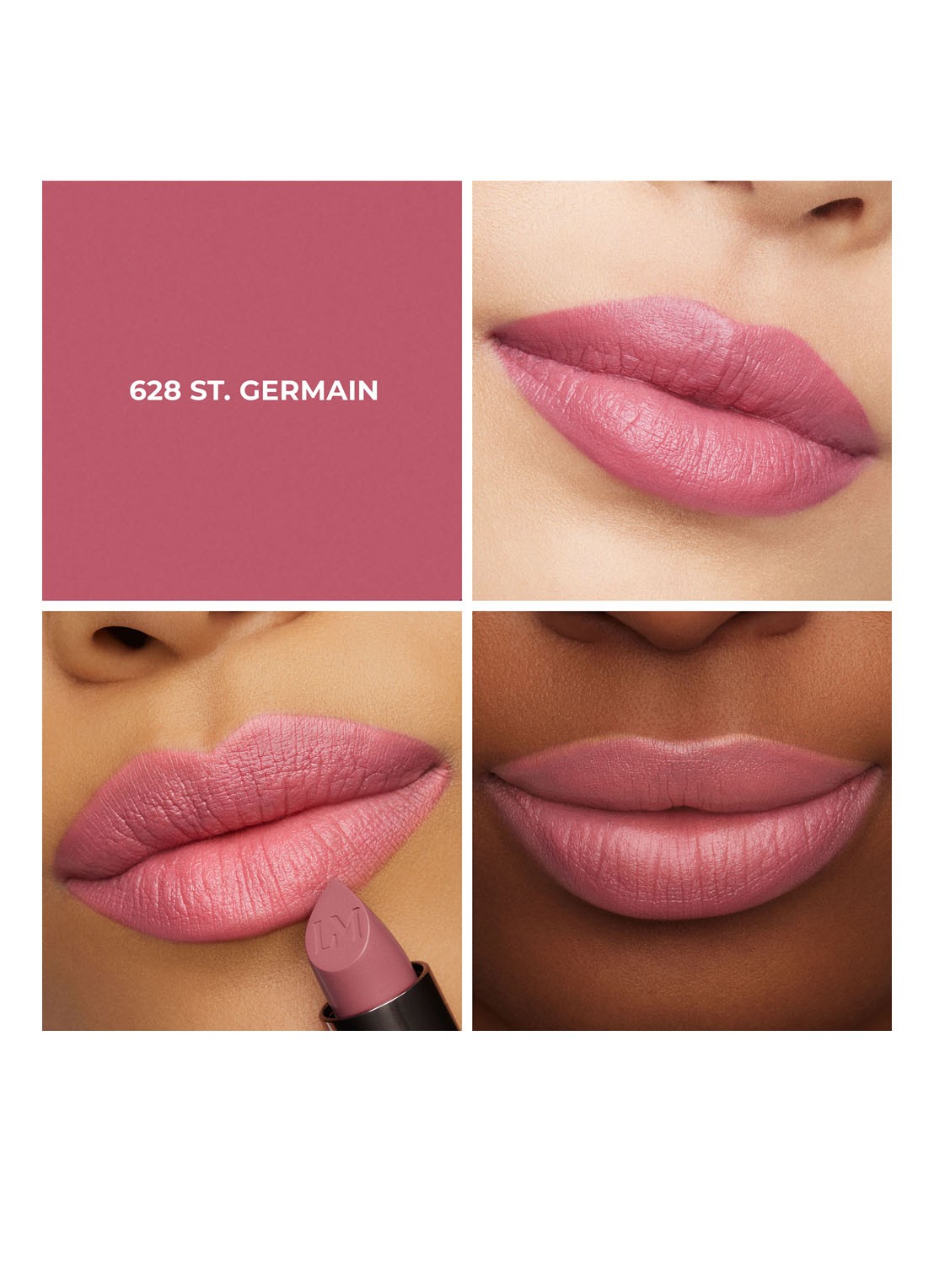 Laura Mercier Caviar Hydra-Crème Lipstick Refill - lipstick navulling - achterkant 3 628 st. germain