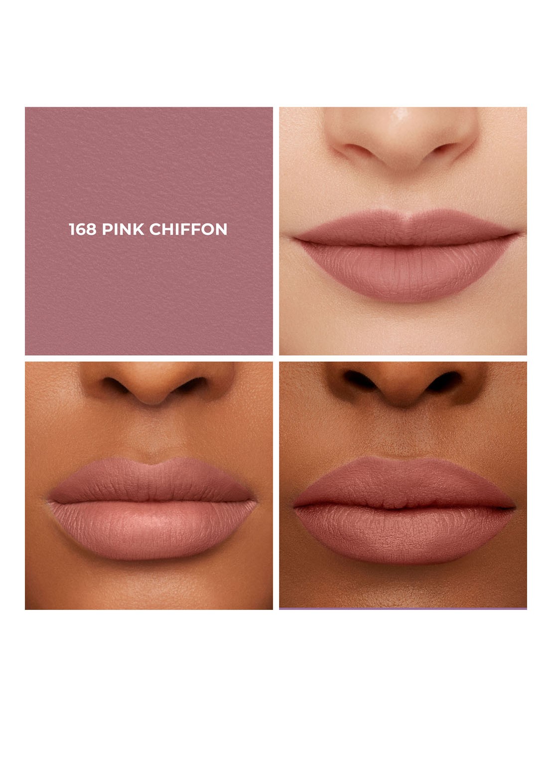 Laura Mercier Caviar Smoothing Matte Lipstick Refill - navulling - detail 2 168 pink chiffon  