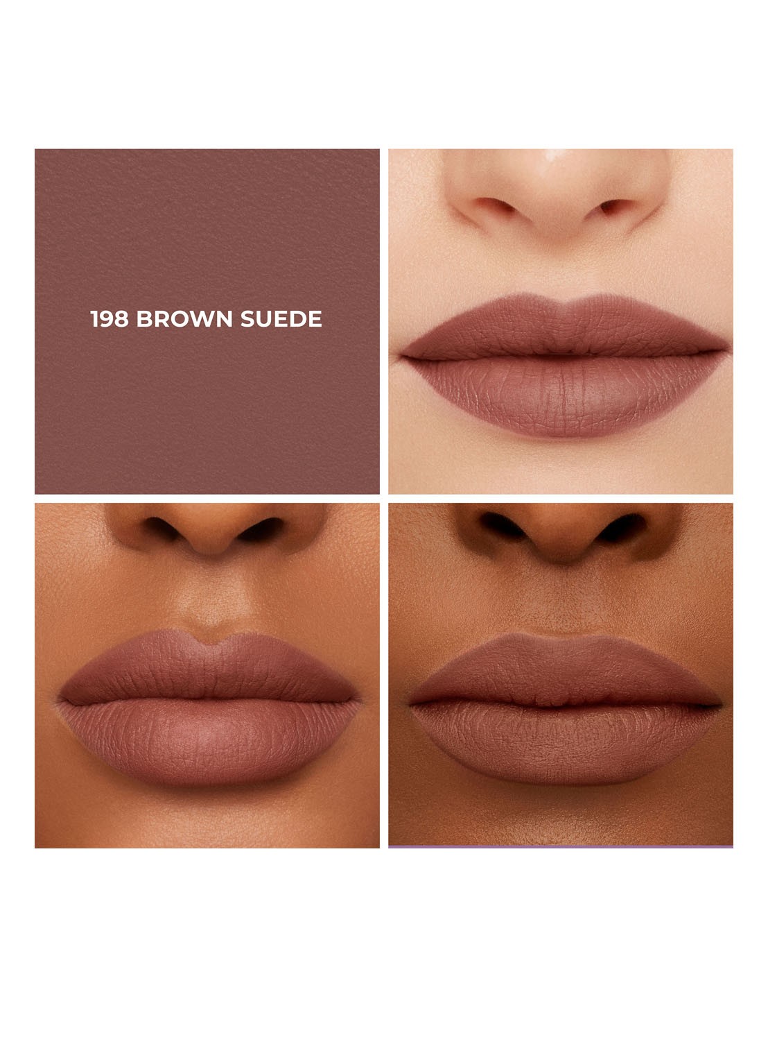 Laura Mercier Caviar Smoothing Matte Lipstick Refill - navulling - detail 4 198 brown suede