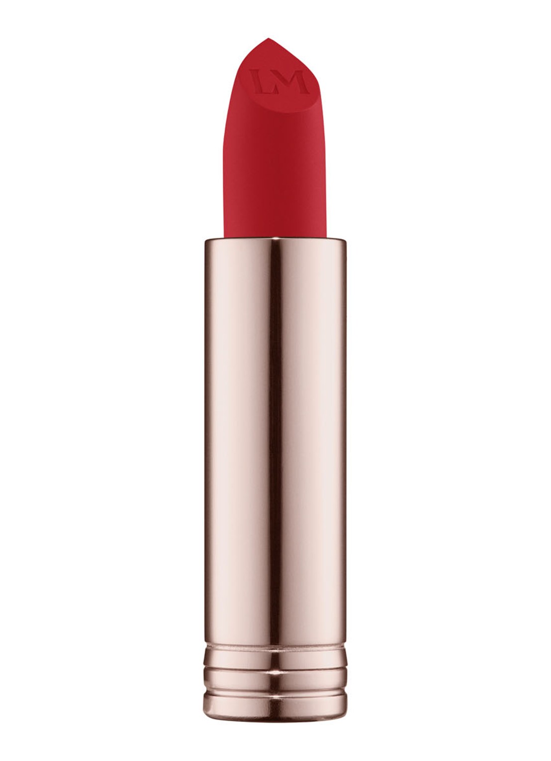 Laura Mercier Caviar Smoothing Matte Lipstick Refill - navulling - voorkant 520 scarlet velvet 