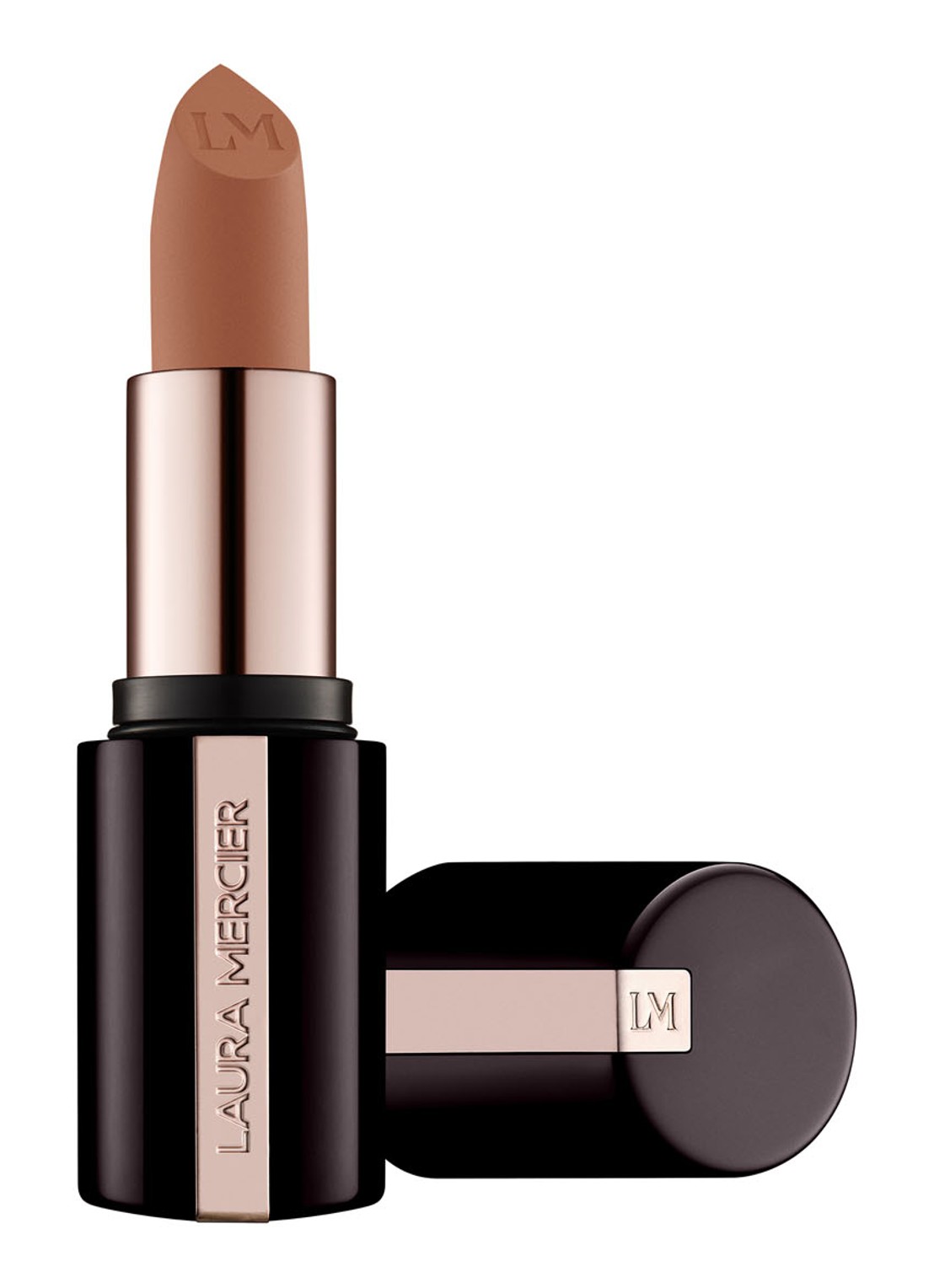Laura Mercier Caviar Smoothing Matte Lipstick - voorkant 6 142 nude sateen