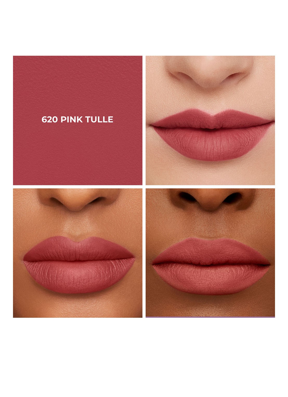 Laura Mercier Caviar Smoothing Matte Lipstick - detail 3 620 pink tulle